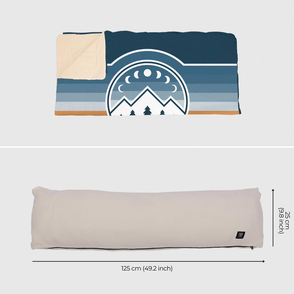 VOITED Queen CloudTouch® Indoor/Outdoor Camping Blanket - Camp Vibes Two