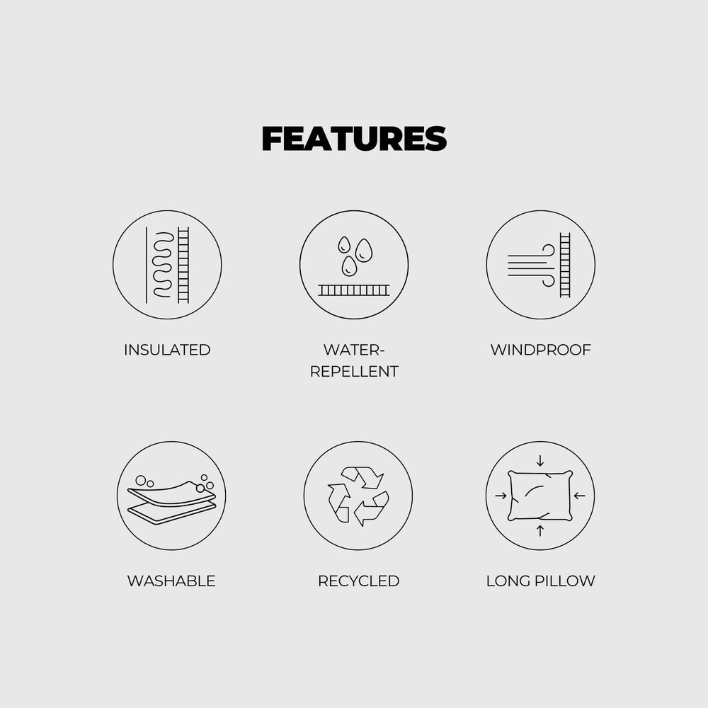 VOITED Queen CloudTouch® Indoor/Outdoor Camping Blanket - Day & Night