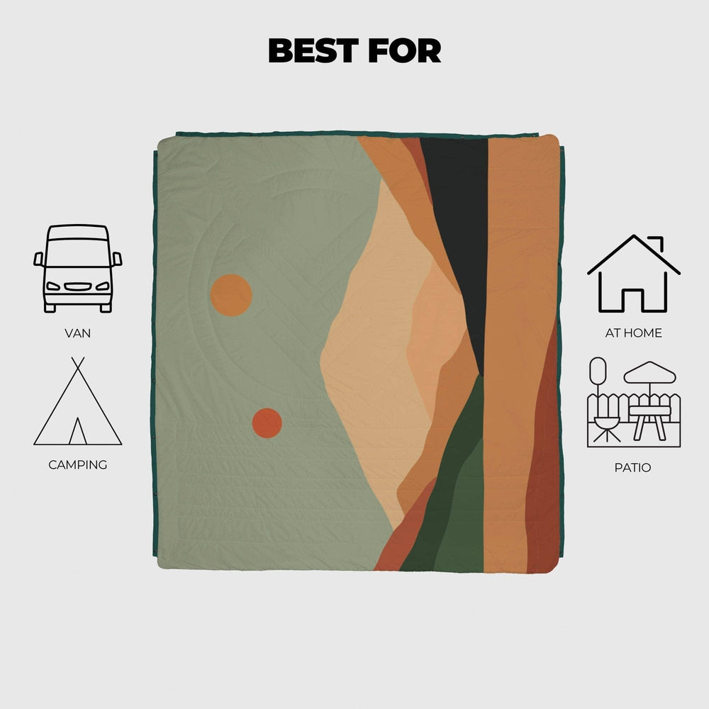 VOITED Queen CloudTouch® Indoor/Outdoor Camping Blanket - Jasper