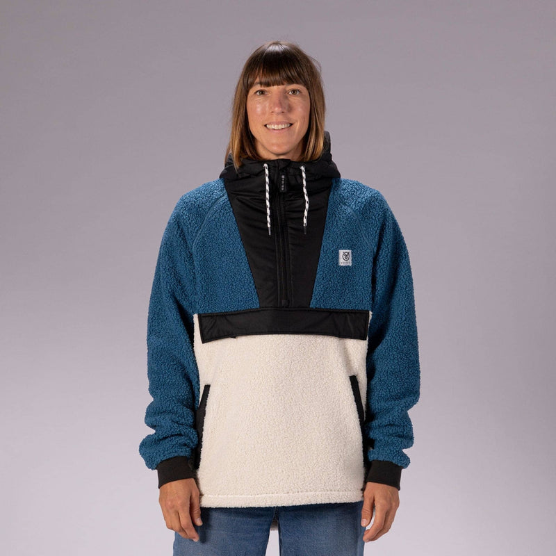 VOITED Sherpa Fleece Hoodie - Blue Steel Apparel VOITED 