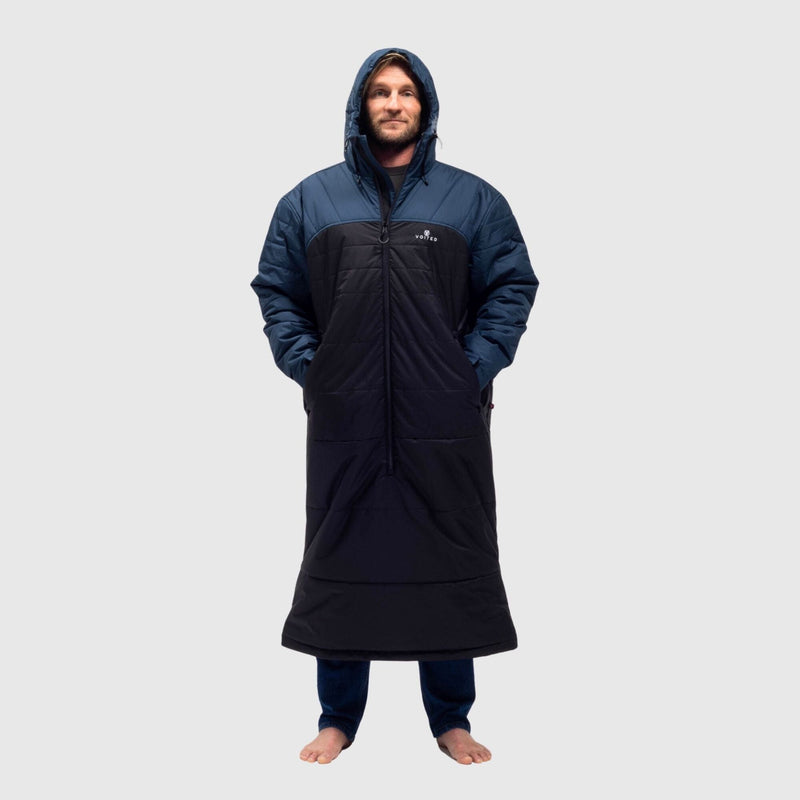 VOITED Premium Slumber Jacket for Camping, Vanlife & Indoor - Navy / Black / Navy Blankets VOITED 