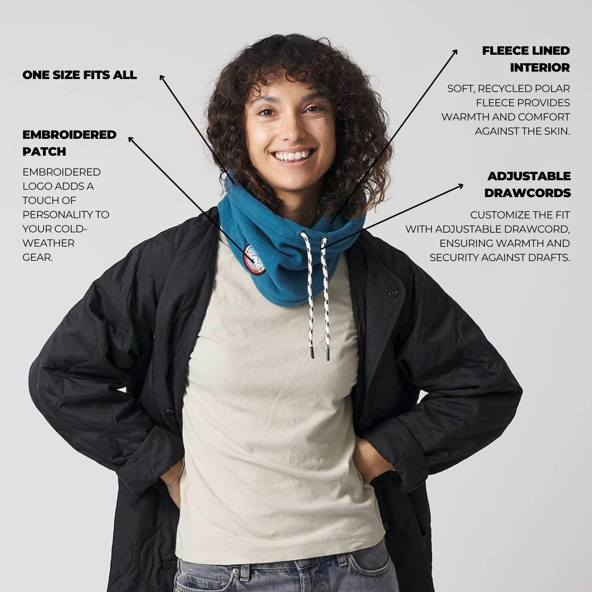 VOITED Snood - Blue Steel Accessories VOITED 