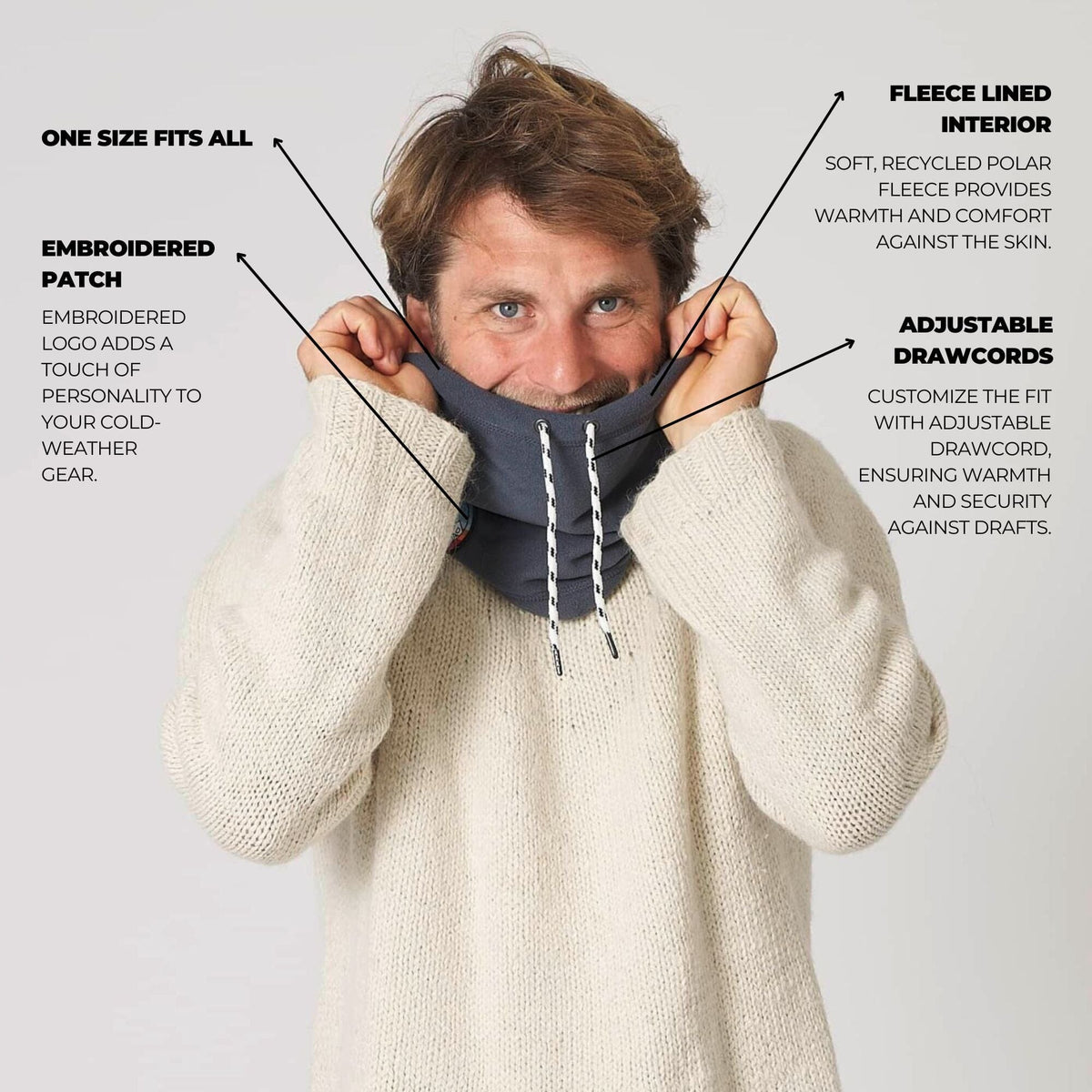 VOITED Snood - Charcoal Accessories VOITED 