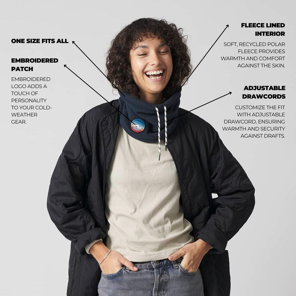 VOITED Snood - Deep Navy Accessories VOITED 