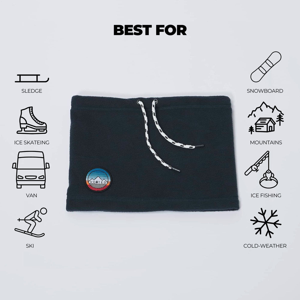 VOITED Snood - Deep Navy Accessories VOITED 