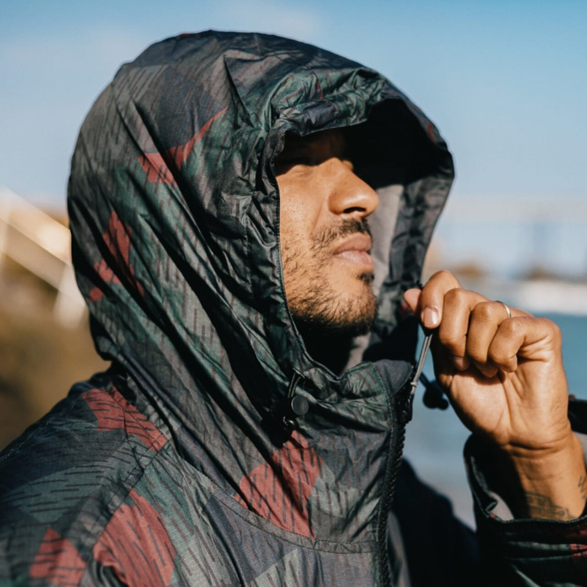 VOITED 2nd Edition Outdoor Changing Robe & Drycoat for Surfing, Camping, Vanlife & Wild Swimming - Moment Camo Changewear VOITED 